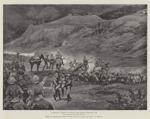 Uma Bateria de Montanha em Ação na Expedição Chitral, 1895